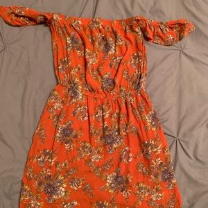 American eagle off the shoulder dress